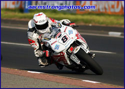 Guy Martin continues his TT build-up during North West practice on Tuesday (Alan Armstrong)